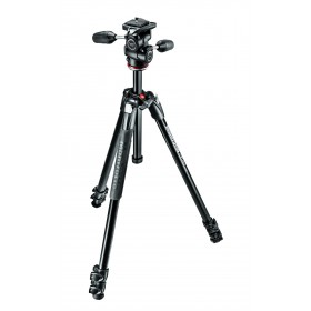 Manfrotto 290 XTRA Kit, Alu 3 sec. tripod with 3W head MK290XTA3-3W